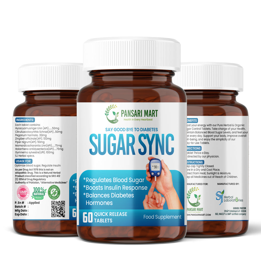 Sugar Sync Supplement | Herbal Support for Balanced Blood Sugar