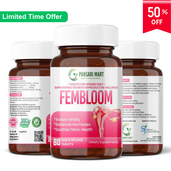 Women Herbal Fertility Supplement For PCOS & Pregnancy Hover Image